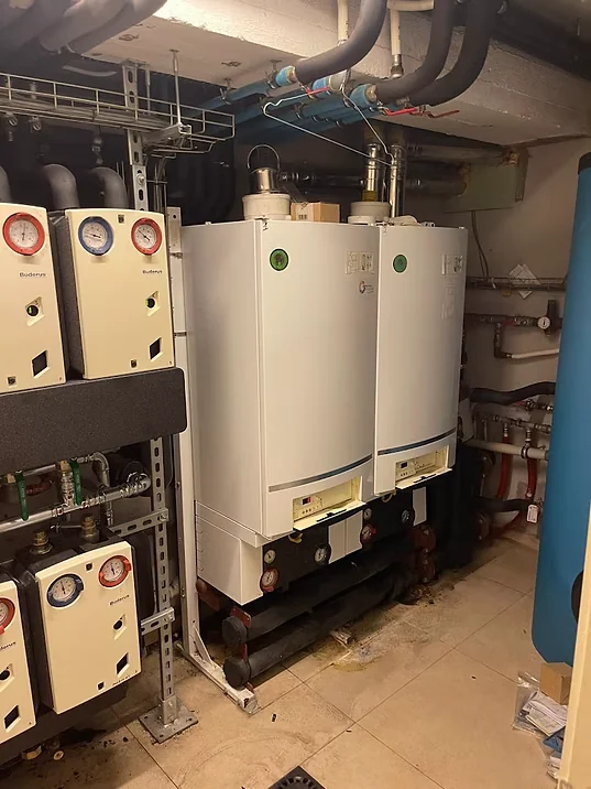 Plaatsing van een gascondensatieketel in een Brusselse woning